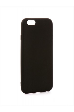 Чехол силиконовый для iPhone 6S, soft touch, черный
