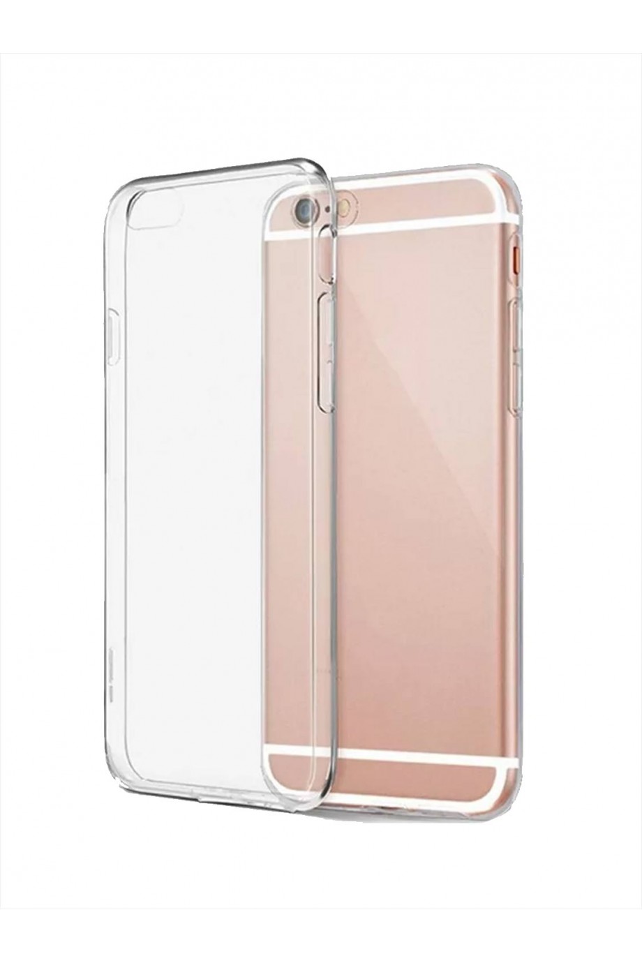 Чехол силиконовый для iPhone 6S Plus, прозрачный
