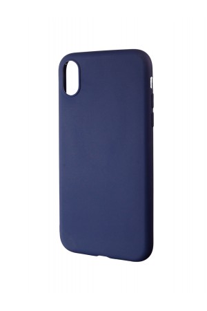 Чехол силиконовый для iPhone XR, синий