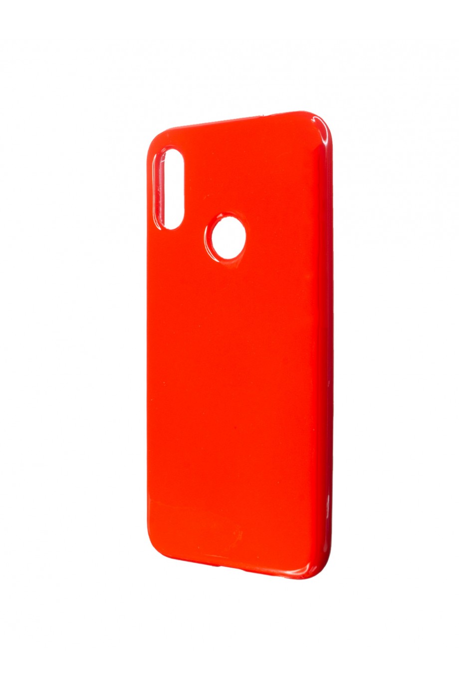 Чехол силиконовый для Xiaomi Redmi Note 7, глянцевый, красный
