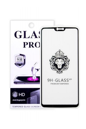 Защитное стекло 5D Glass Pro для OnePlus 6, черная рамка, полный клей