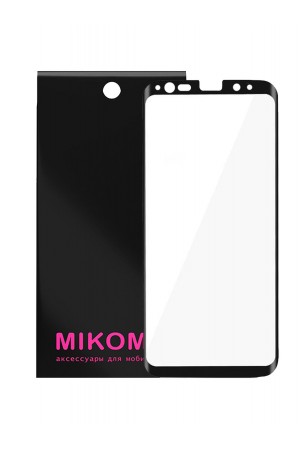 Защитное стекло 3D Mikomo для Samsung Galaxy Note 9, черная рамка, полный клей, ver2