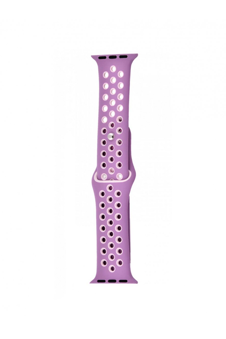 Силиконовый ремешок для Apple Watch 3 42 мм, перфорированный, фиолетовый