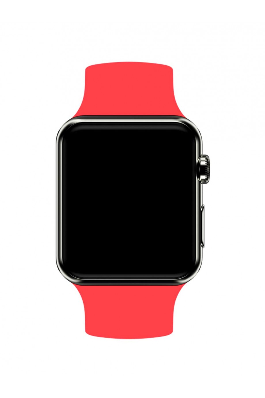 Силиконовый ремешок для Apple Watch 4/5 44 мм, красный