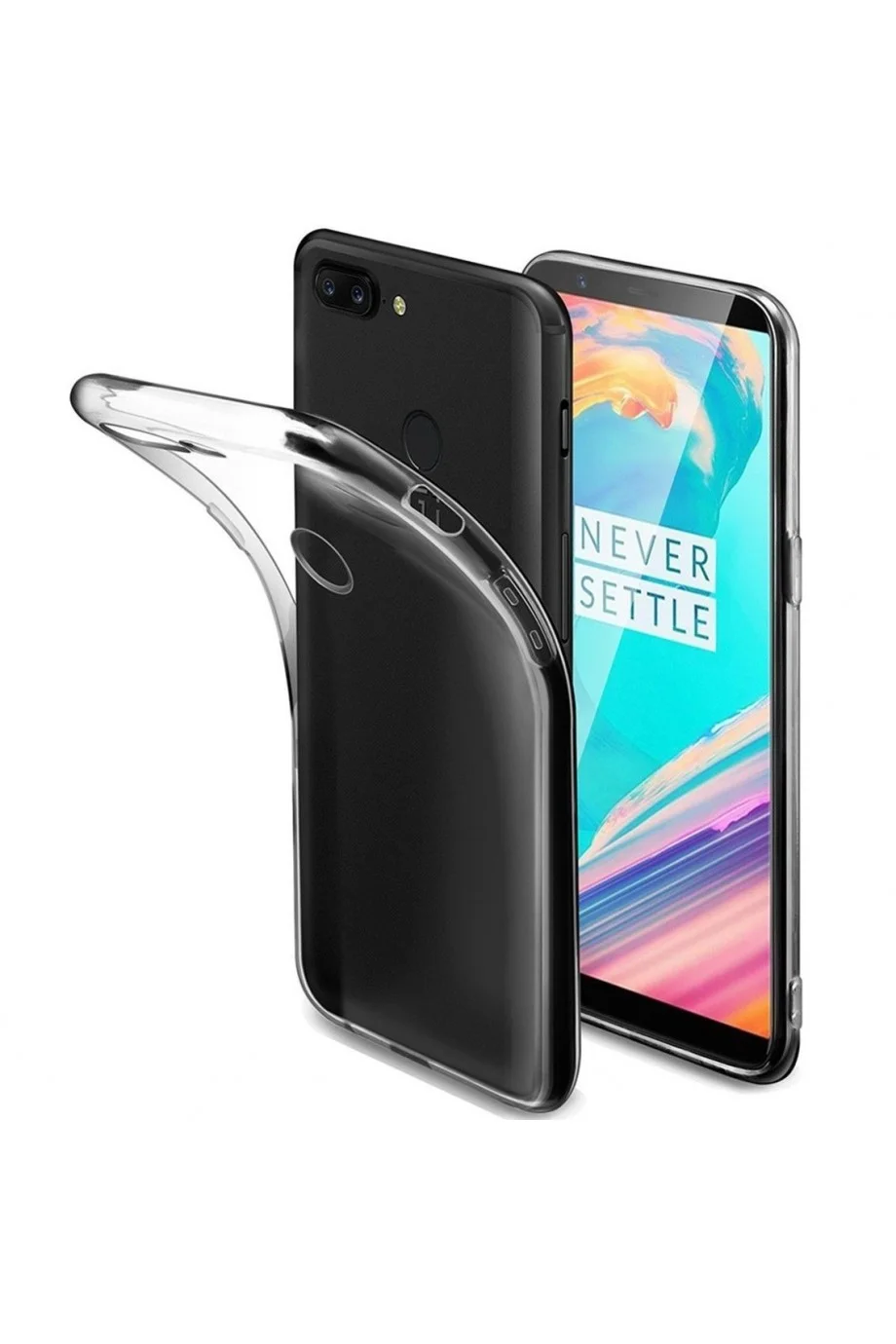 Купить Чехол силиконовый для OnePlus 5T, прозрачный в Санкт-Петербурге,  низкая цена с доставкой в интернет-магазине Микомо