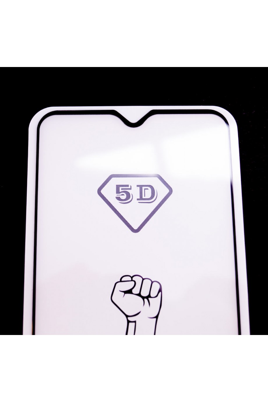Защитное стекло 5D Mikomo для Samsung Galaxy A50, черная рамка, полный клей