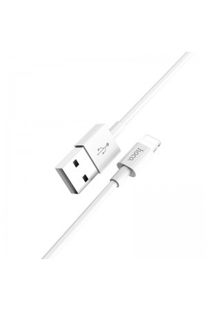 Кабель HOCO X23 USB – Lightning 8 pin, белый, 1 м