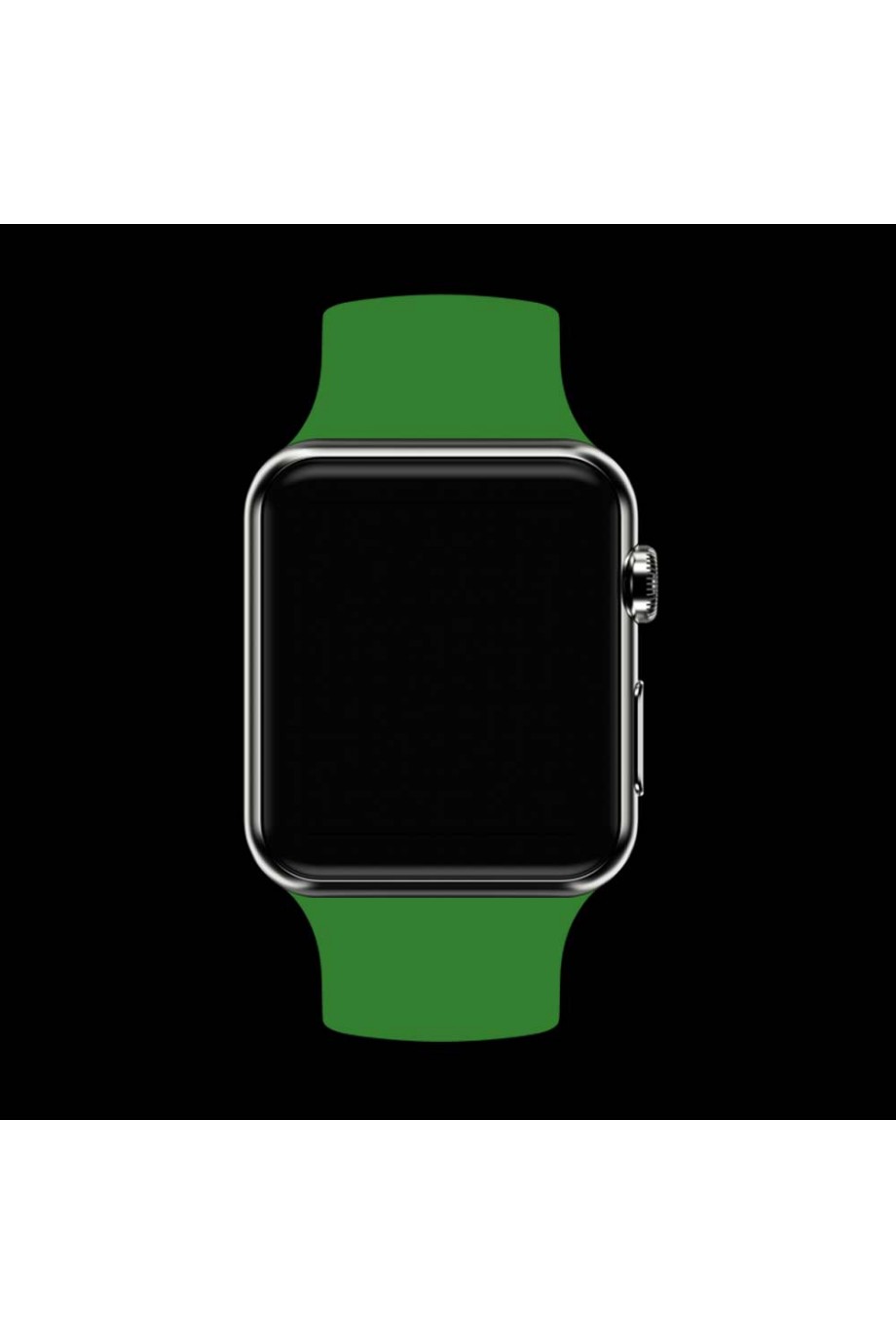 Силиконовый ремешок для Apple Watch 3 38 мм, светло зеленый