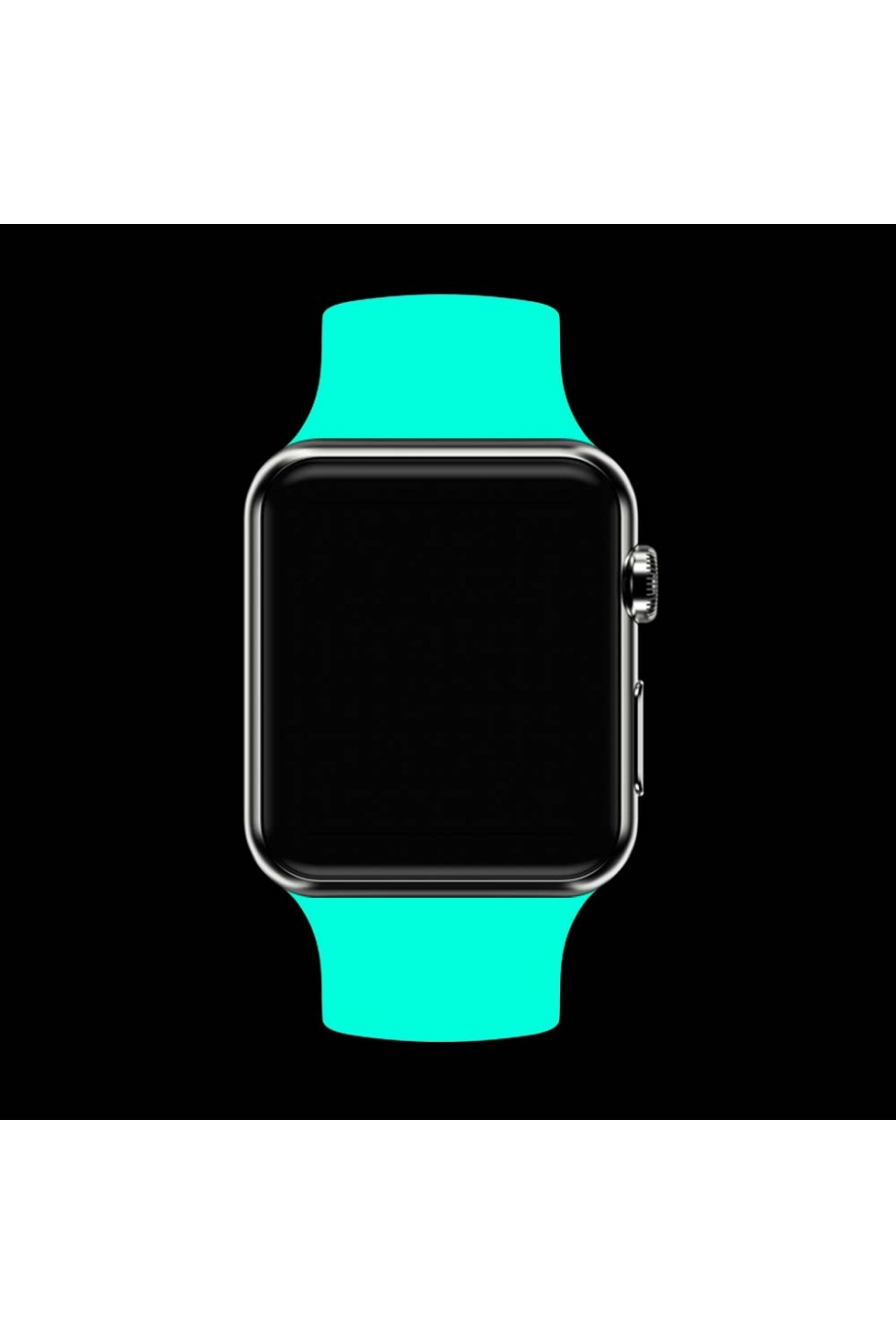 Силиконовый ремешок для Apple Watch 3 42 мм, мятный