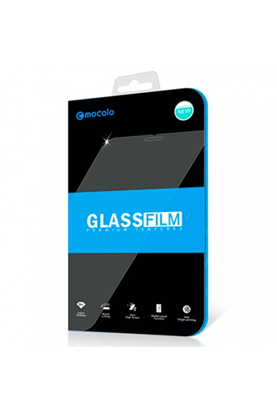 Защитное стекло 5D Mocolo для Xiaomi Redmi Note 7 Pro, черная рамка, полный клей