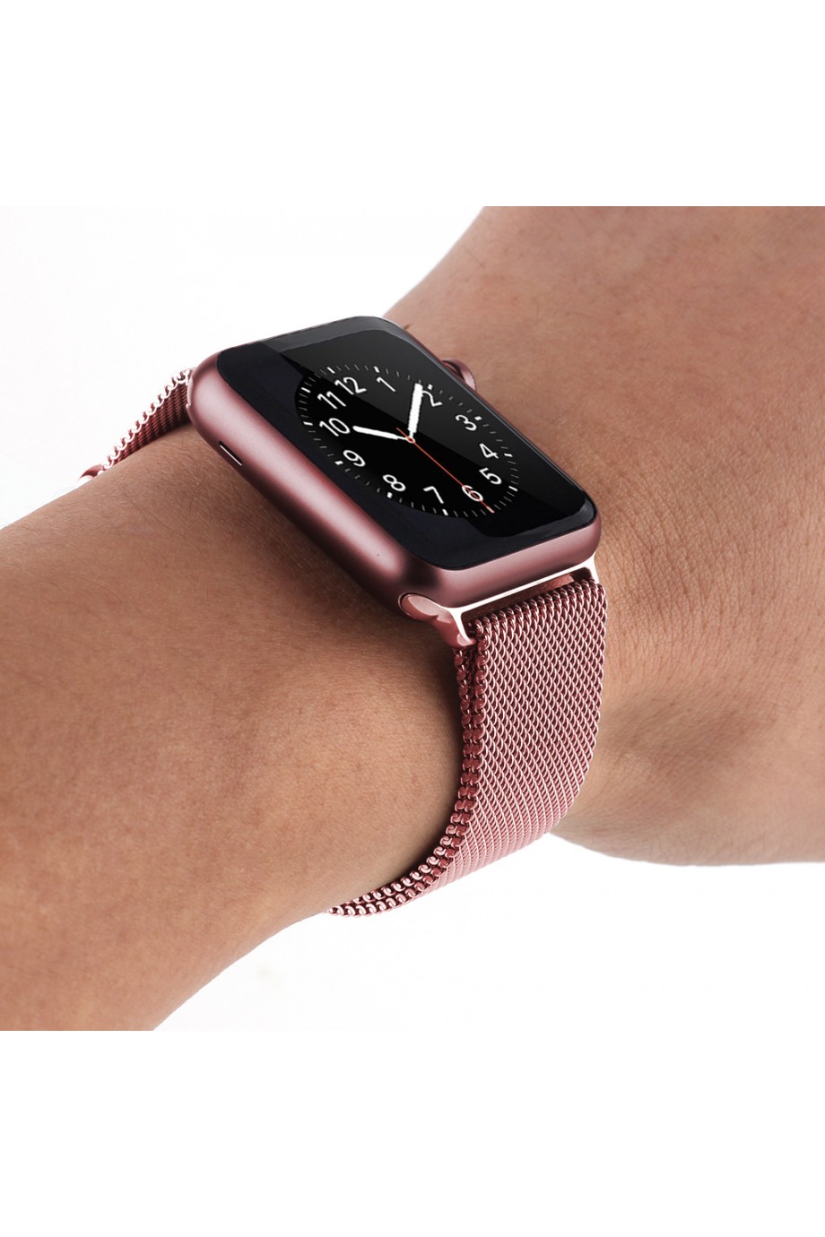 Металлический ремешок для Apple Watch 3 42 мм, розовое золото