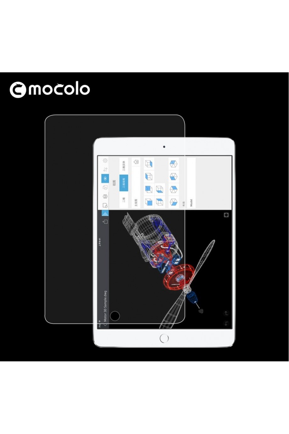 Защитное стекло Mocolo для iPad Pro 12.9