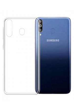 Чехол силиконовый для Samsung Galaxy A60, прозрачный