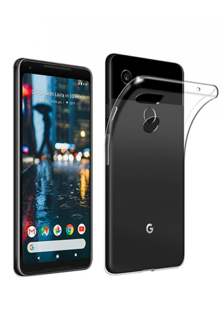 Чехол силиконовый для Google Pixel 3A XL, прозрачный