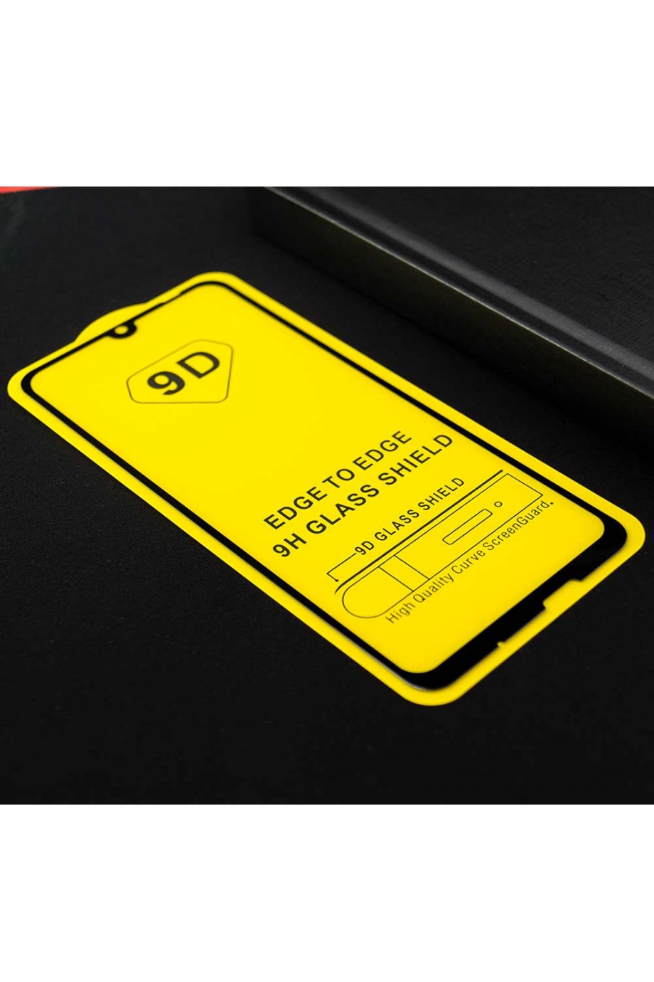 Защитное стекло 9D Mikomo для Huawei P Smart 2019, черная рамка, полный клей