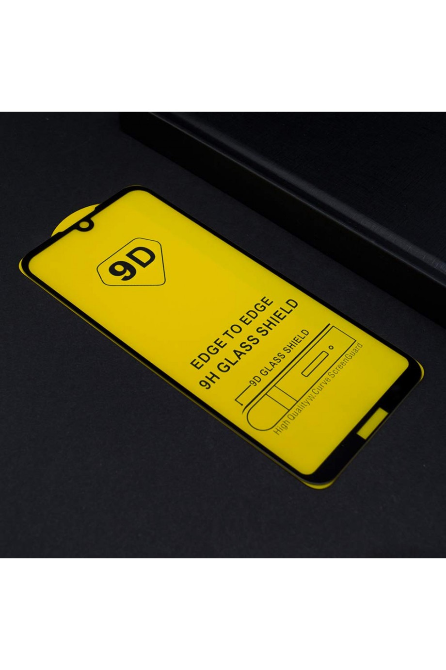 Защитное стекло 9D Mikomo для Huawei Y5 2019, черная рамка, полный клей