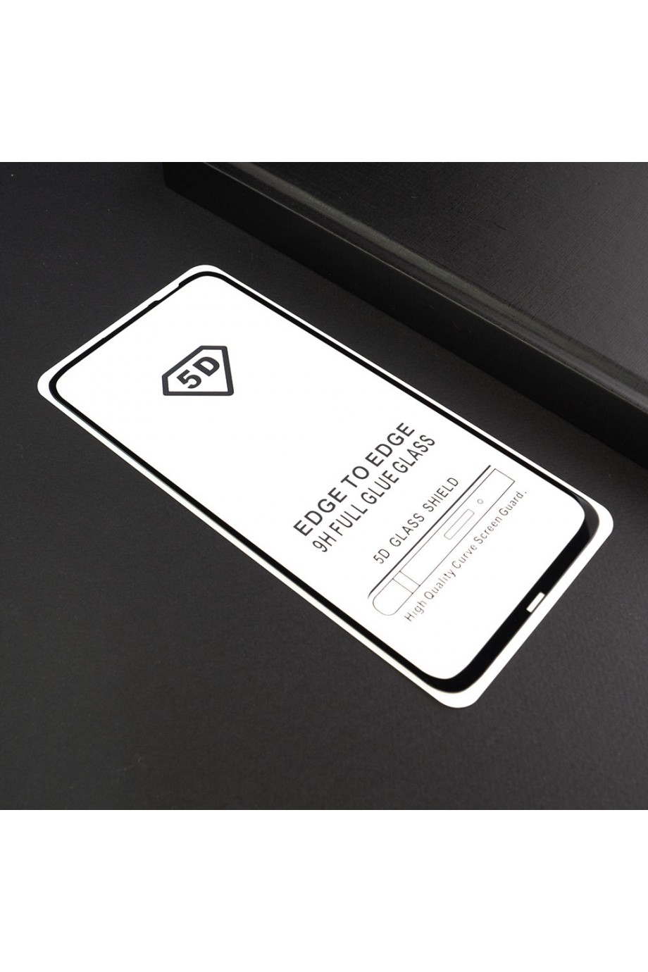 Защитное стекло 5D Mikomo для Huawei P20 Lite 2019, черная рамка, полный клей