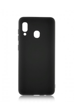 Чехол силиконовый для Samsung Galaxy A20, черный