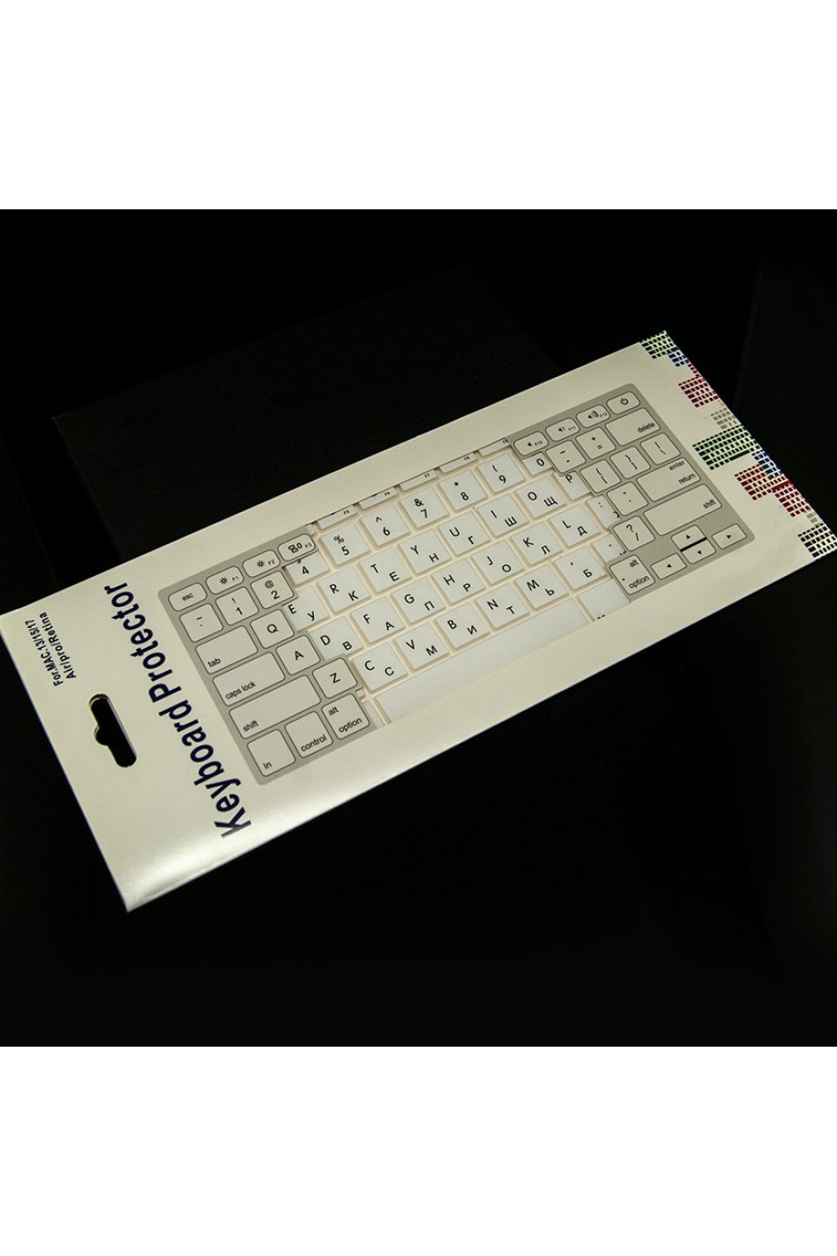 Белая силиконовая накладка на клавиатуру для Macbook Air,Pro, 13,15,17
