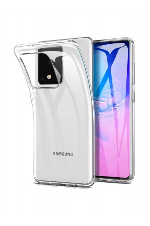Чехол силиконовый для Samsung Galaxy S20 Ultra, прозрачный