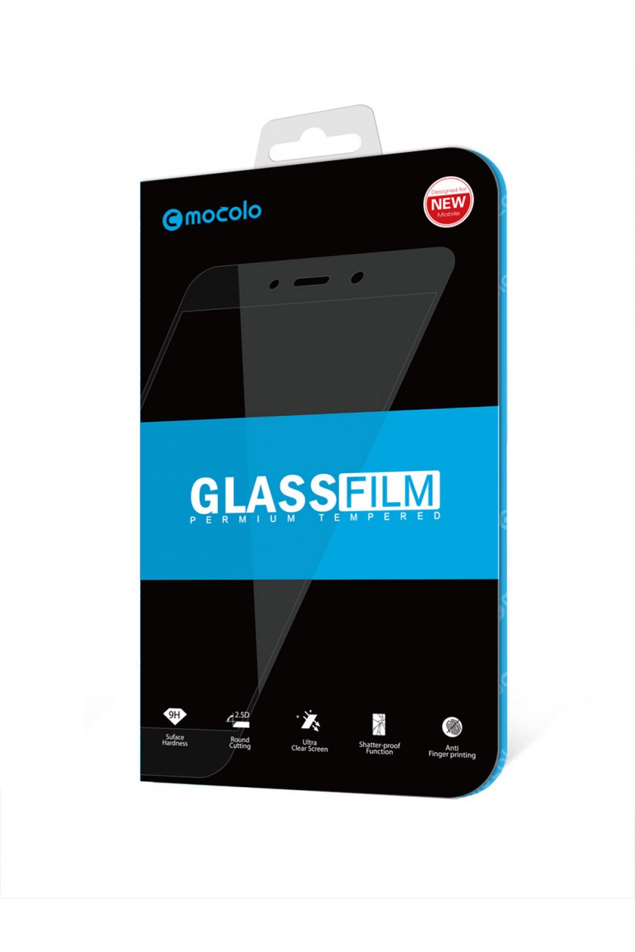 Защитное стекло 5D Mocolo для OnePlus 7, черная рамка, полный клей