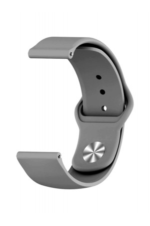 Силиконовый ремешок для Amazfit Pace, 22 мм, застежка pin-and-tuck, серый, mz-11