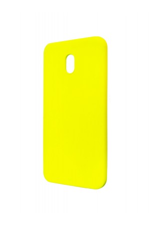 Чехол силиконовый Brauffen для Xiaomi Redmi 8A, мягкая подложка, желтый