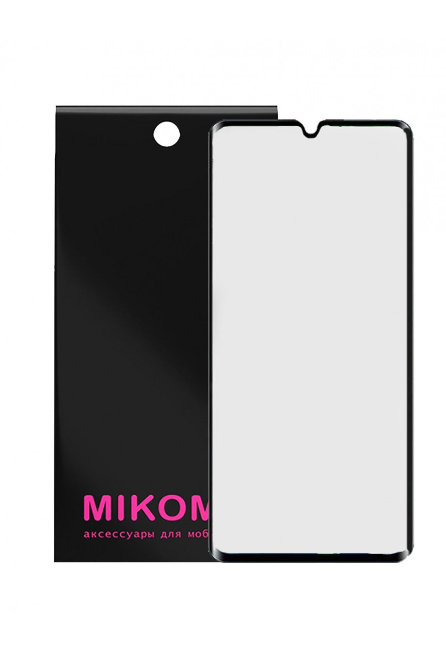 Защитное стекло 3D Mikomo для Xiaomi Mi Note 10 Pro, черная рамка, полный клей