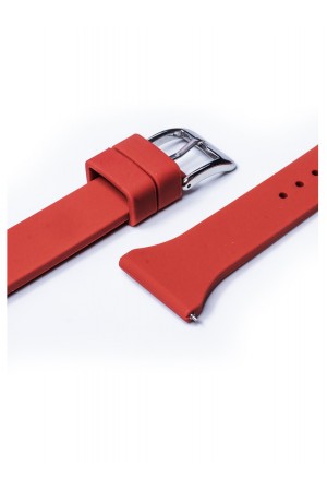 Силиконовый ремешок для Amazfit Pace, 22 мм, застежка пряжка, красный, mkx054