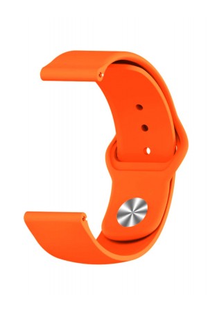 Силиконовый ремешок для Amazfit Stratos 2S, 22 мм, застежка pin-and-tuck, оранжевый, mz-10