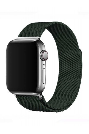 Металлический ремешок для Apple Watch 4/5 44 мм, темно-зеленый
