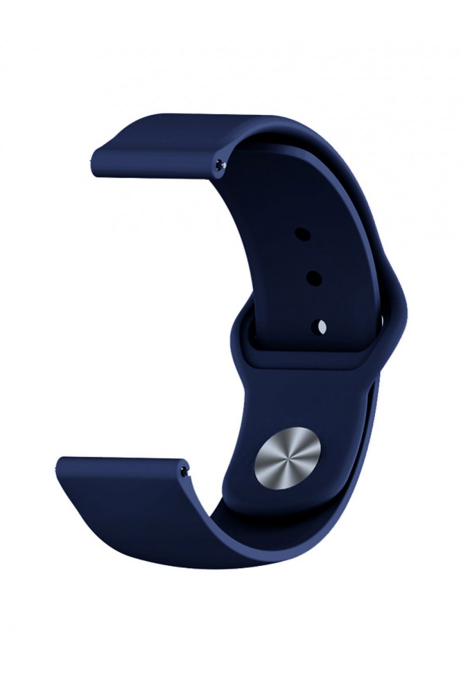 Силиконовый ремешок для Amazfit Stratos, 22 мм, застежка pin-and-tuck, темно-синий, mz-08