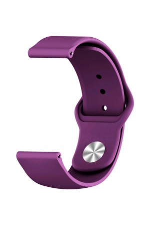 Силиконовый ремешок для Amazfit Stratos, 22 мм, застежка pin-and-tuck, фиолетовый, mz-12