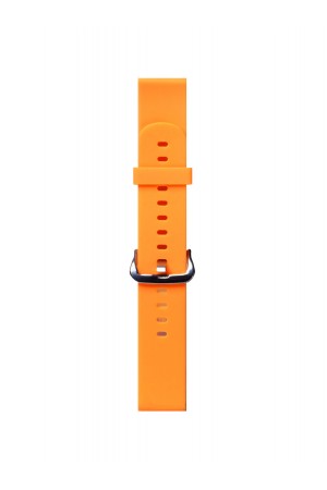 Силиконовый ремешок для Amazfit Bip, 20 мм, застежка пряжка, оранжевый неон, mkx063