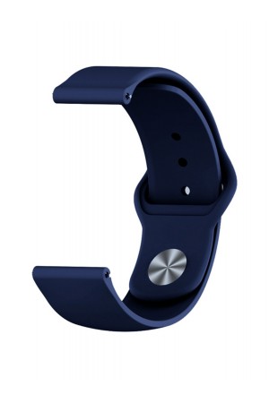 Силиконовый ремешок для Amazfit Stratos 2, 22 мм, застежка pin-and-tuck, темно-синий, mz-08