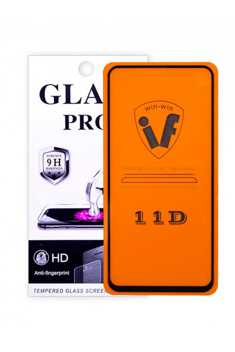 Защитное стекло 11D Glass Pro для Honor 20 Pro, черная рамка, полный клей