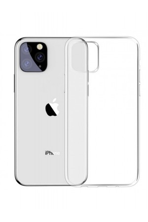 Чехол силиконовый для iPhone 11 Pro, прозрачный, плотный