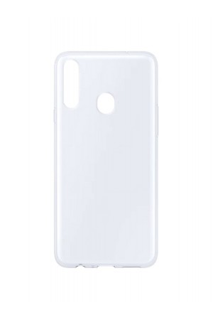 Чехол силиконовый для Samsung Galaxy A20S, прозрачный