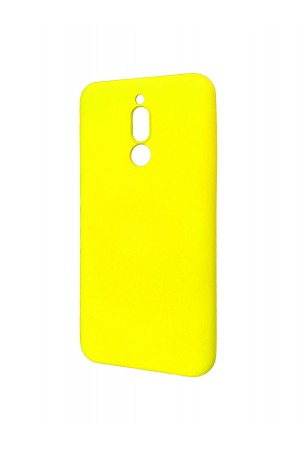 Чехол силиконовый Brauffen для Xiaomi Redmi 8, мягкая подложка, желтый