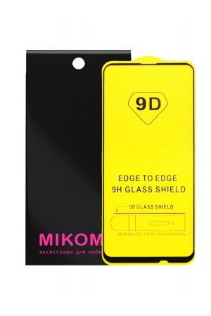 Защитное стекло 9D Mikomo для Honor 9X, черная рамка, полный клей