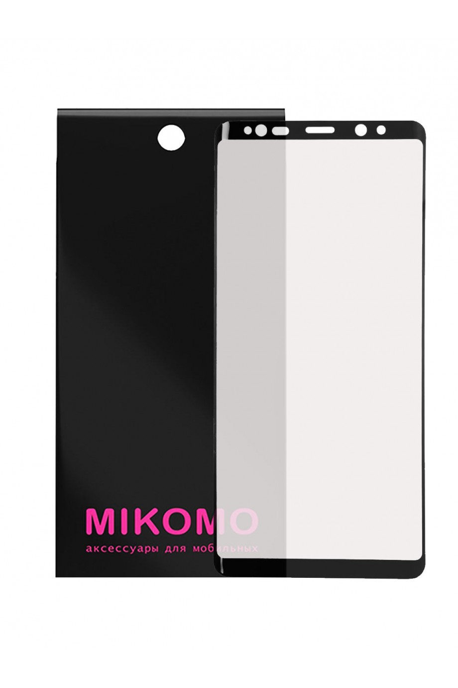 Защитная пленка 3D Mikomo для Samsung Galaxy Note 9, черная рамка, полный клей