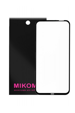Защитное стекло 3D Mikomo для Huawei P40 Lite, черная рамка, полный клей
