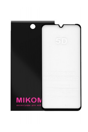 Защитное стекло 5D Mikomo для Honor 20i, черная рамка, полный клей