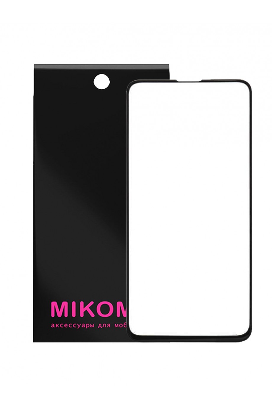 Защитное стекло 3D Mikomo для Samsung Galaxy S10e, черная рамка, полный клей